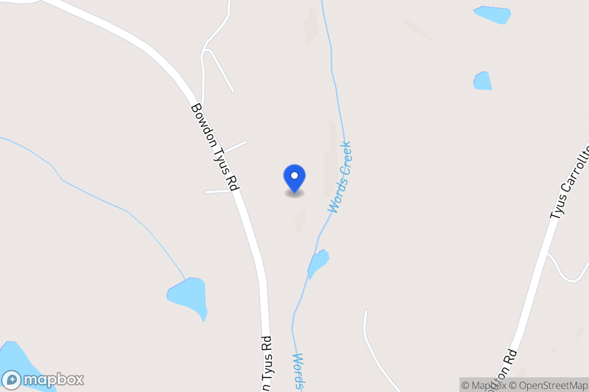 Map of 3214 Bowdon Tyus Rd