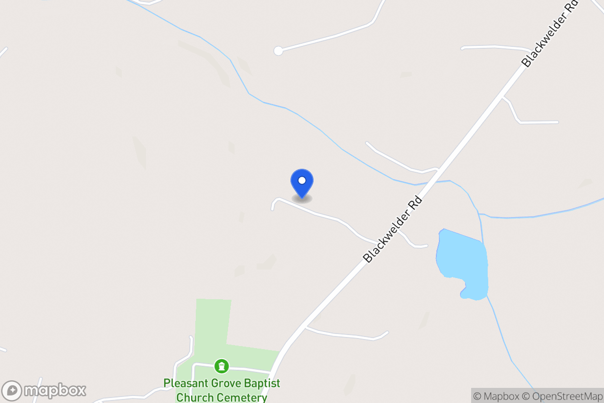 Map of 573 Blackwelder Rd