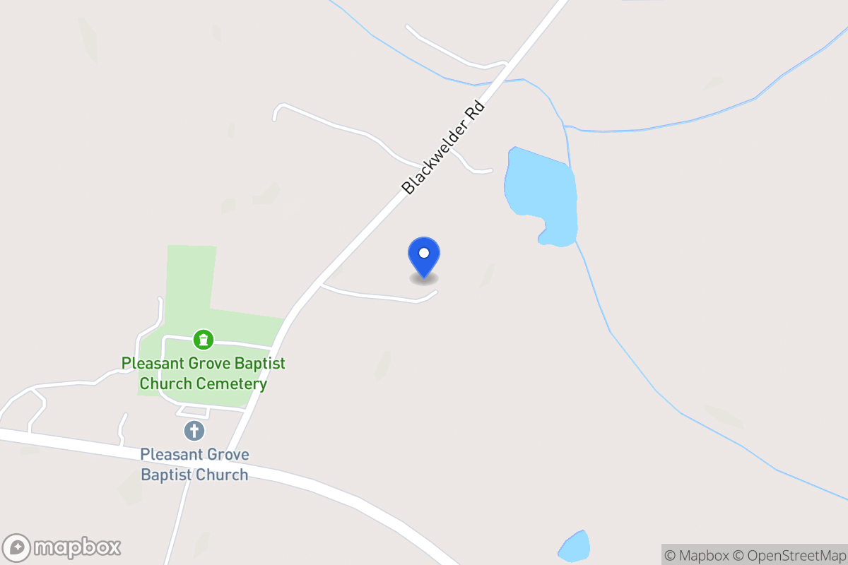 Map of 664 Blackwelder Rd