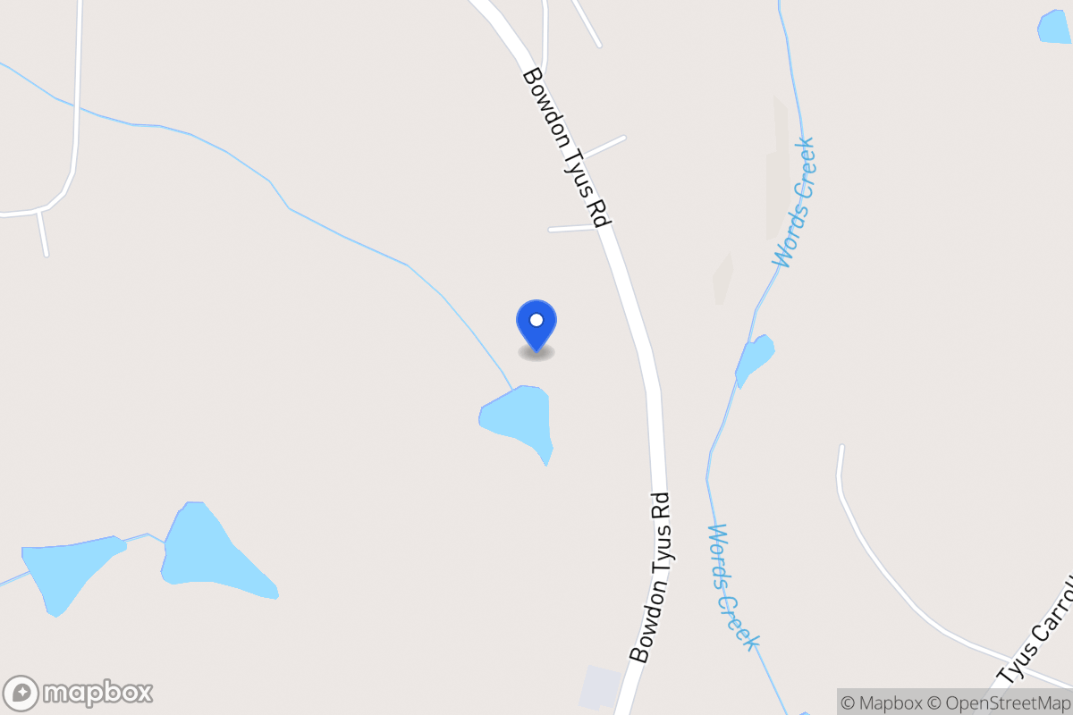 Map of 3197 Bowdon Tyus Rd