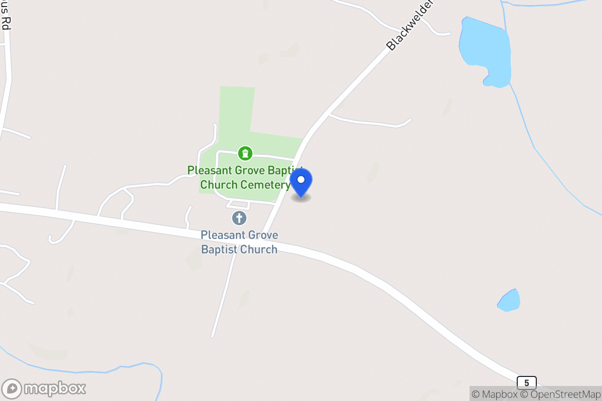 Map of 736 Blackwelder Rd