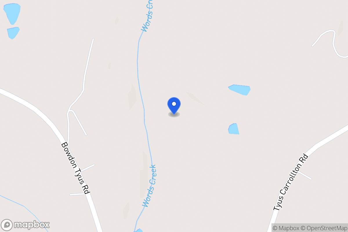 Map of 3194 Bowdon Tyus Rd