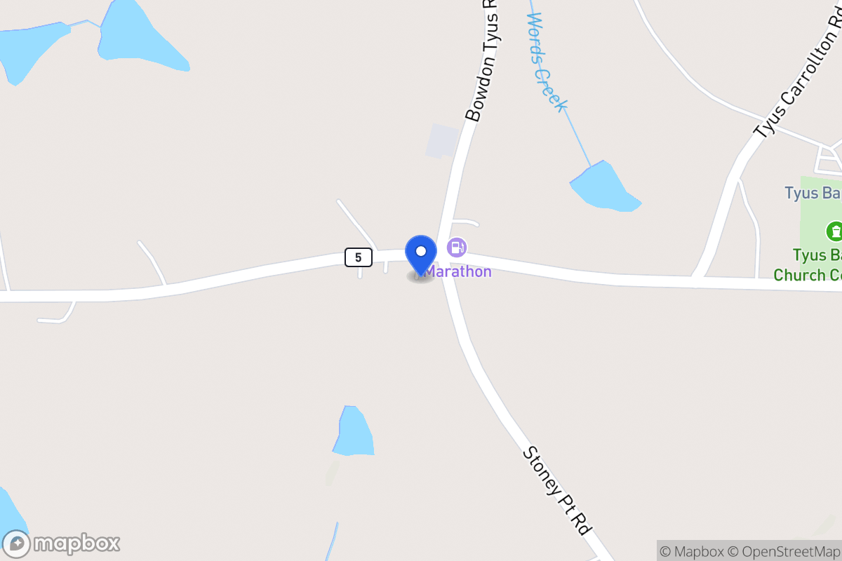 Map of 2366 W 5 Hwy