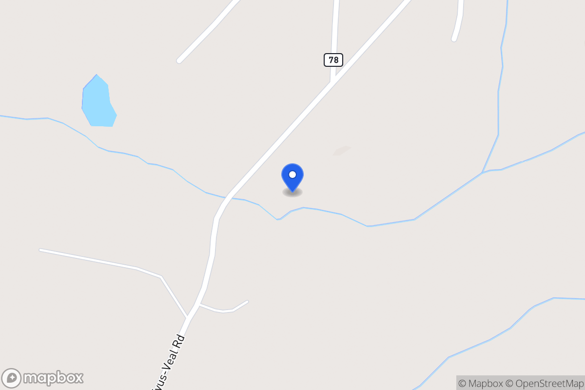 Map of 373 Tyus Veal Rd