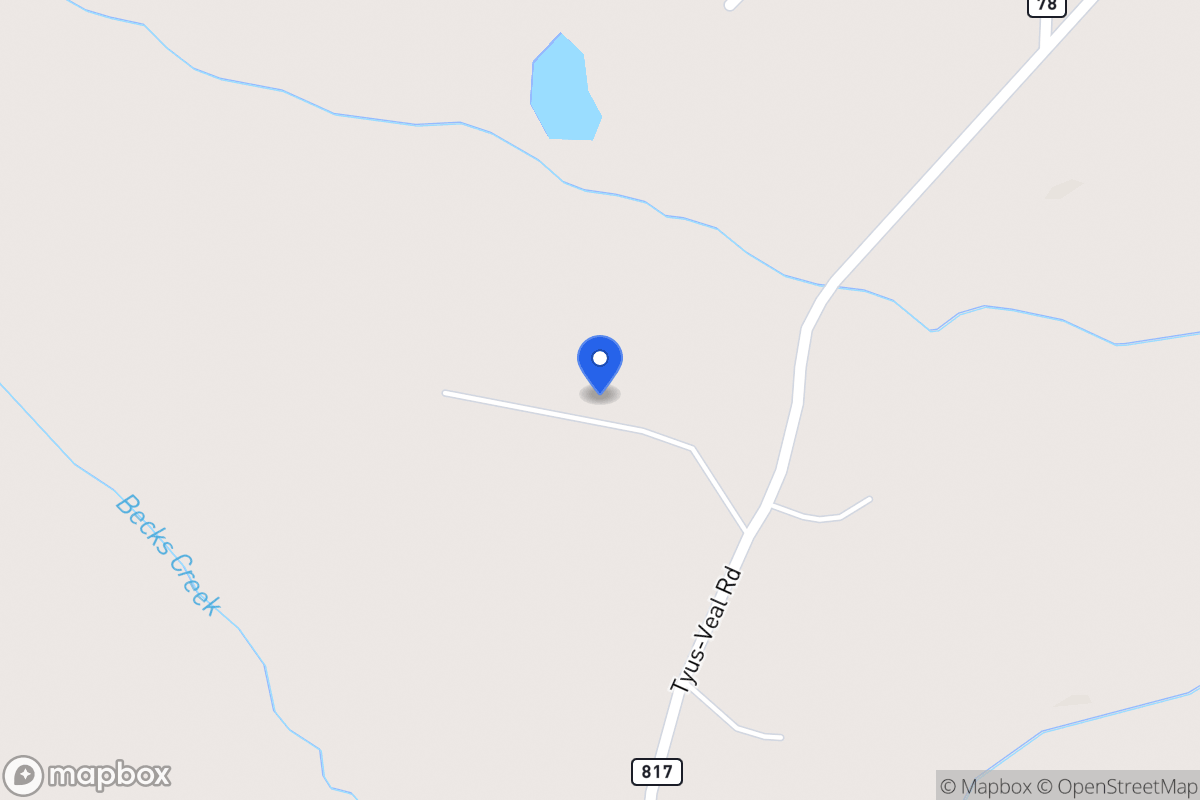 Map of 465 Tyus Veal Rd
