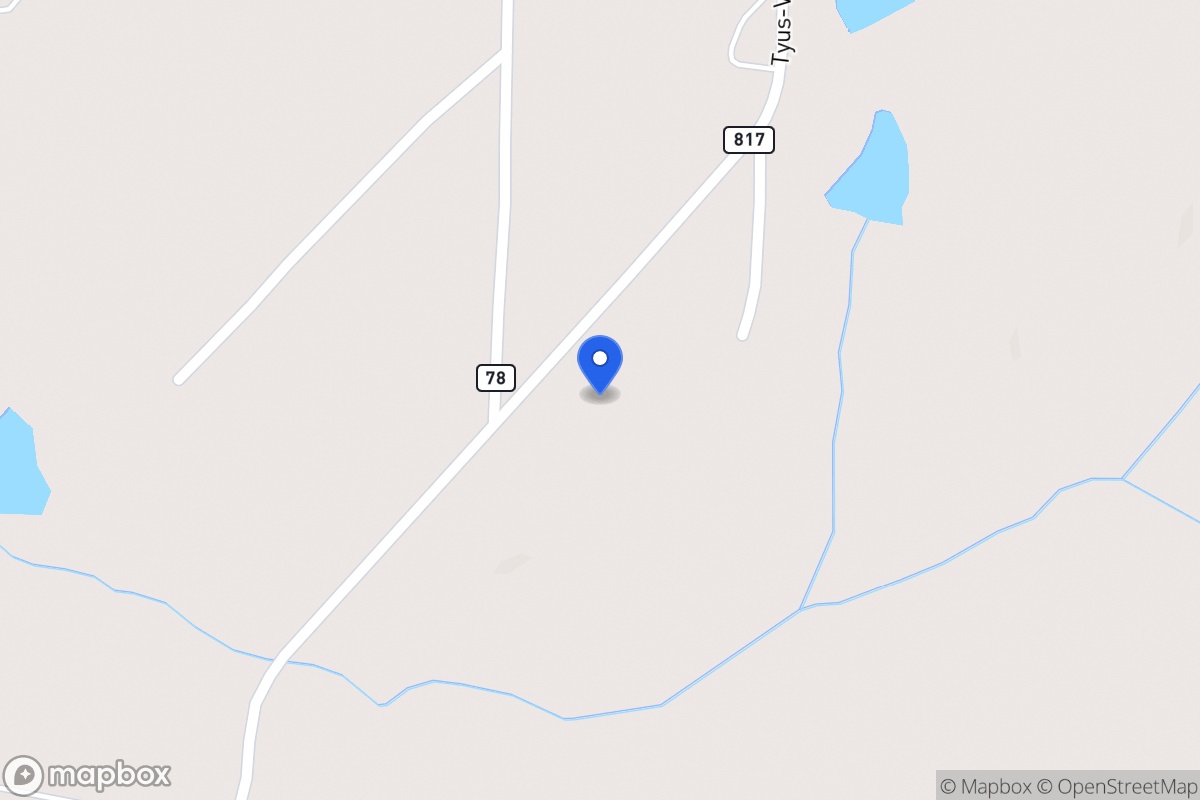 Map of 182 Tyus Veal Rd