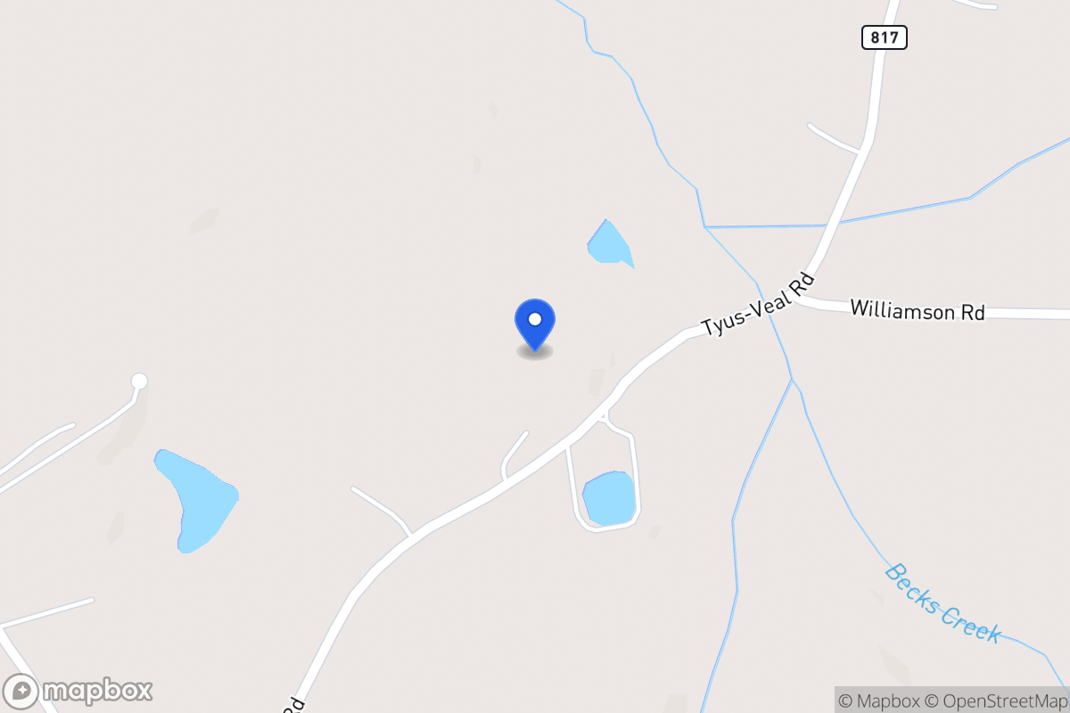 Map of 789 Tyus Veal Rd