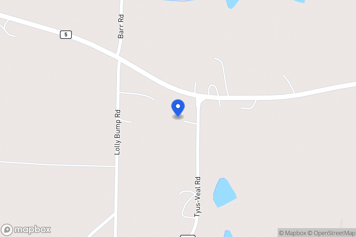 Map of 93 Tyus Veal Rd