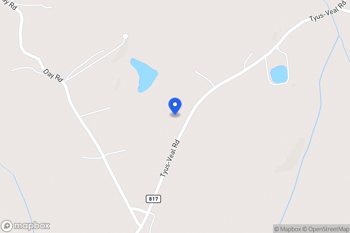 Map of 885 Tyus Veal Rd