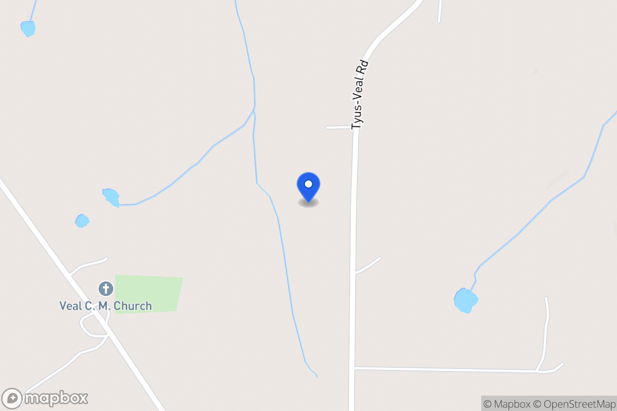 Map of 1143 Tyus Veal Rd