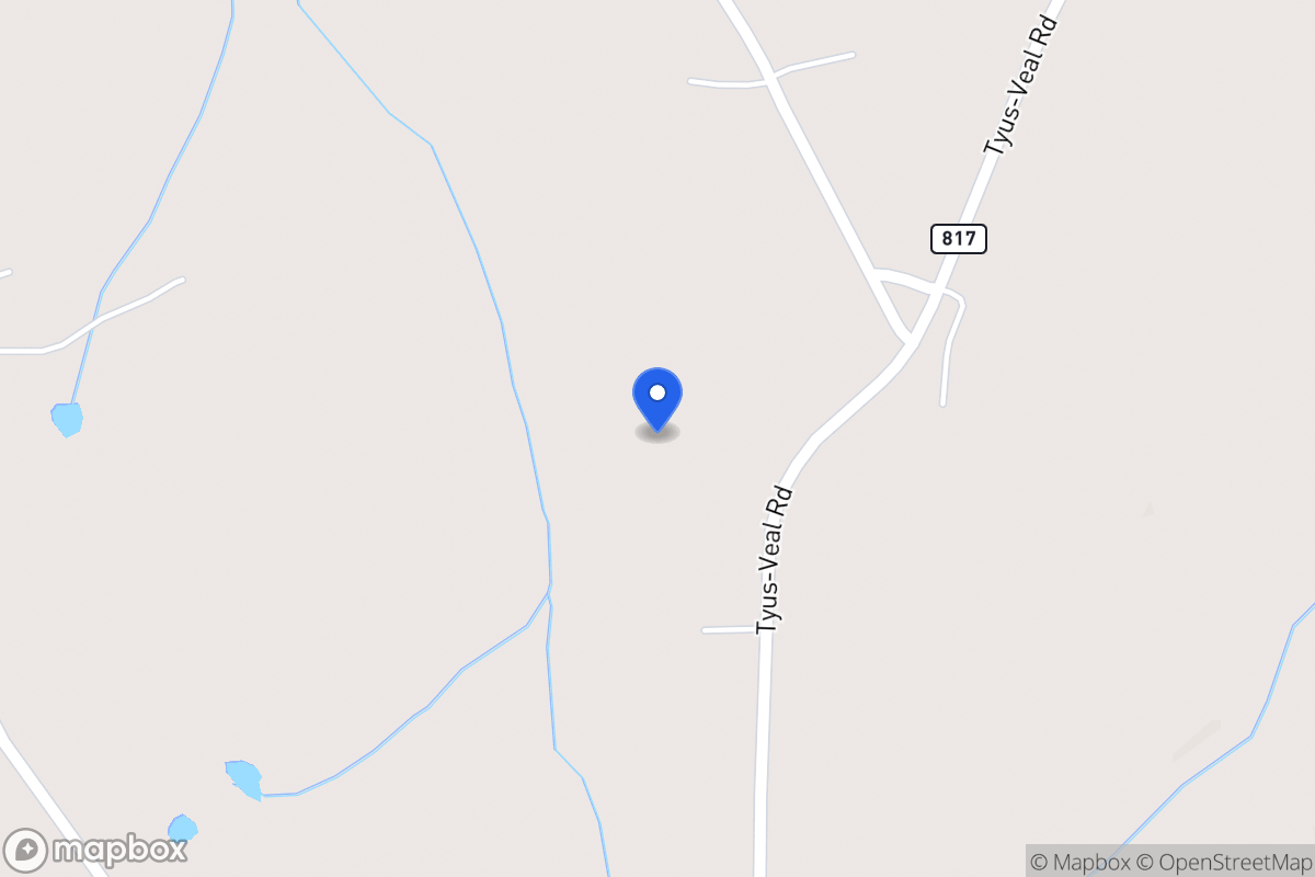 Map of 1101 Tyus Veal Rd