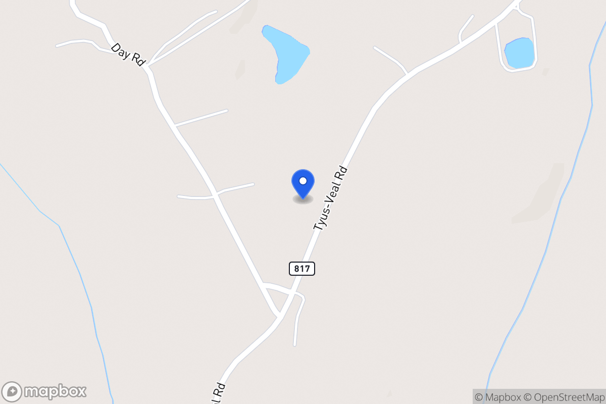 Map of 931 Tyus Veal Rd