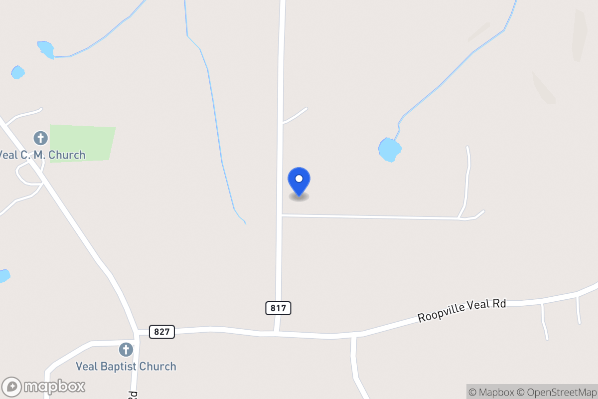 Map of 1226 Tyus Veal Rd