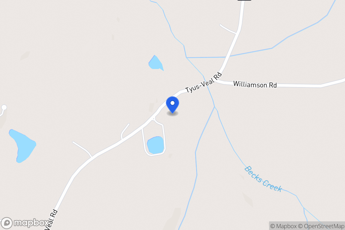 Map of 750 Tyus Veal Rd
