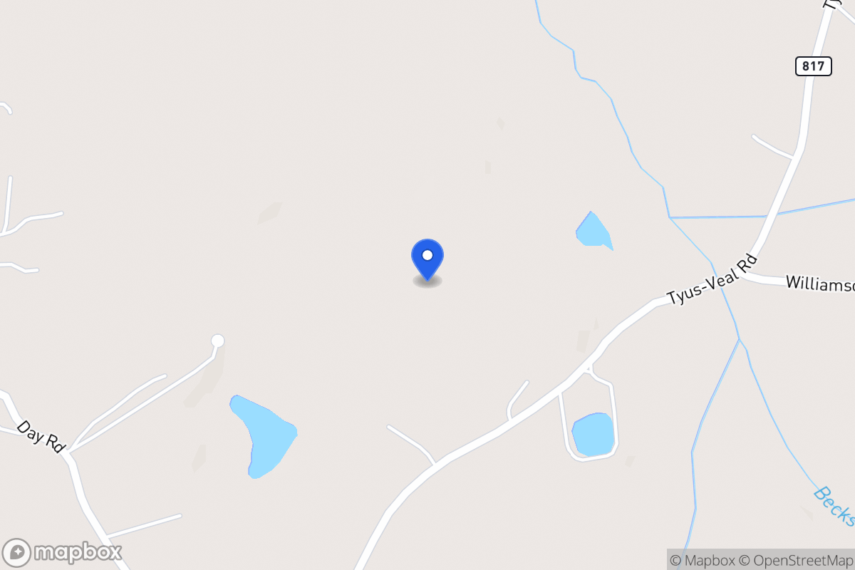 Map of 845 Tyus Veal Rd