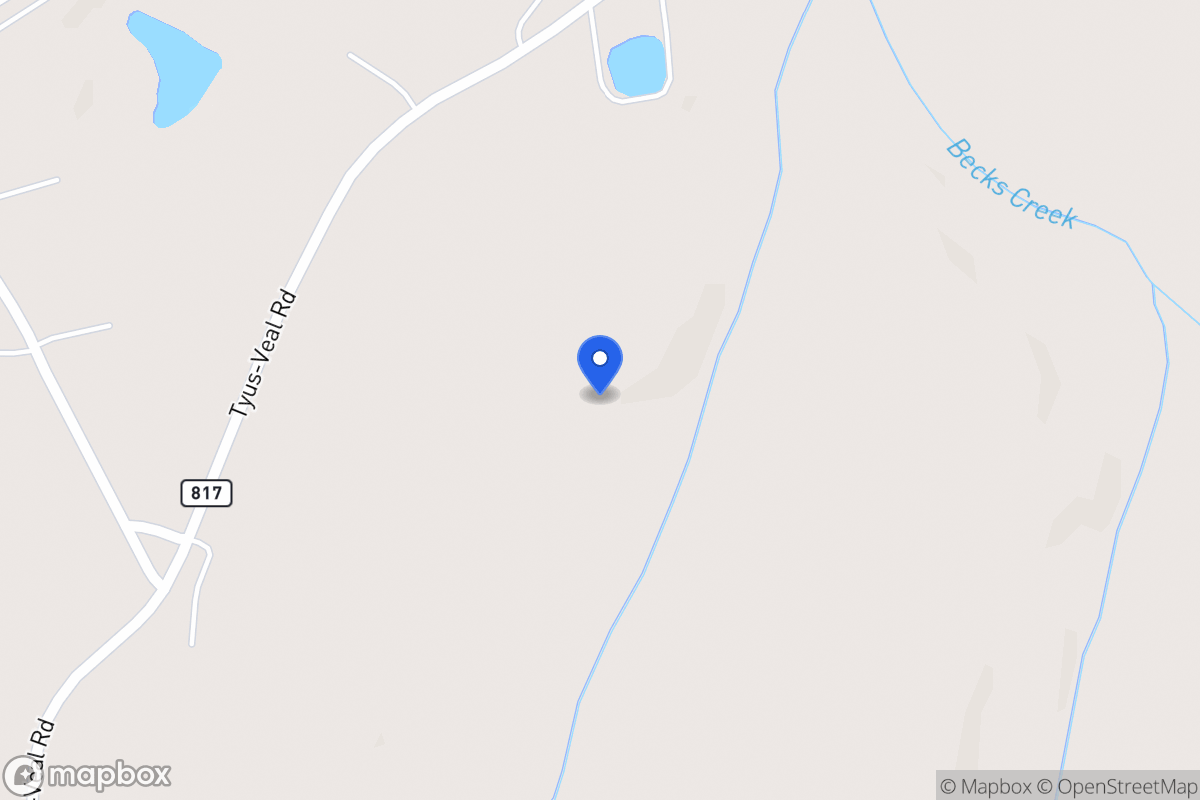 Map of 900 Tyus Veal Rd