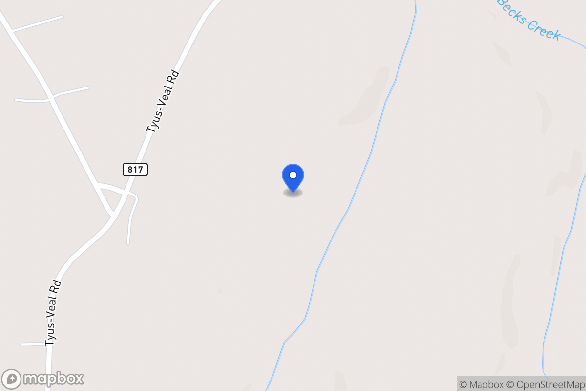 Map of 940 Tyus Veal Rd