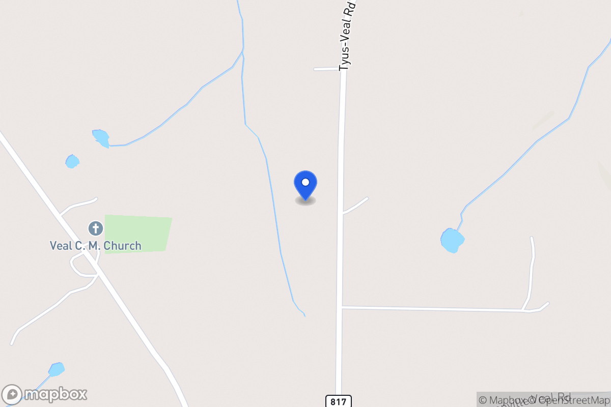 Map of 1193 Tyus Veal Rd