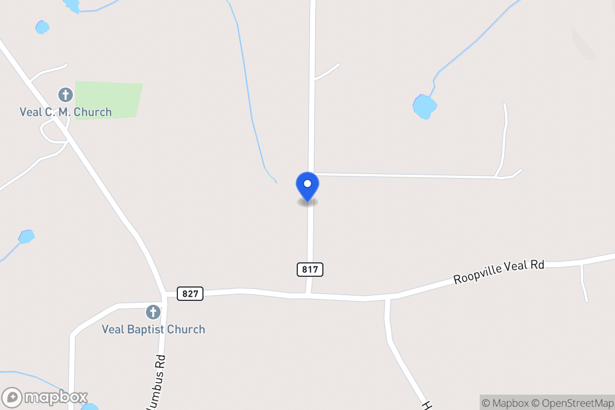 Map of 3087 Roopville Veal Rd