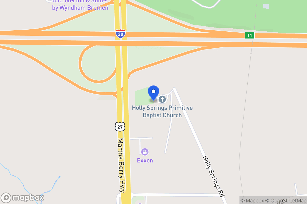 Map of 760 Holly Springs Dr