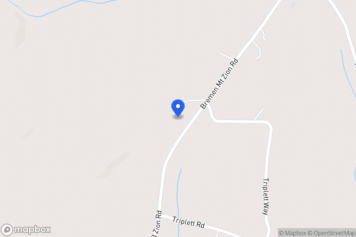 Map of 2025 Bremen Mt Zion Rd
