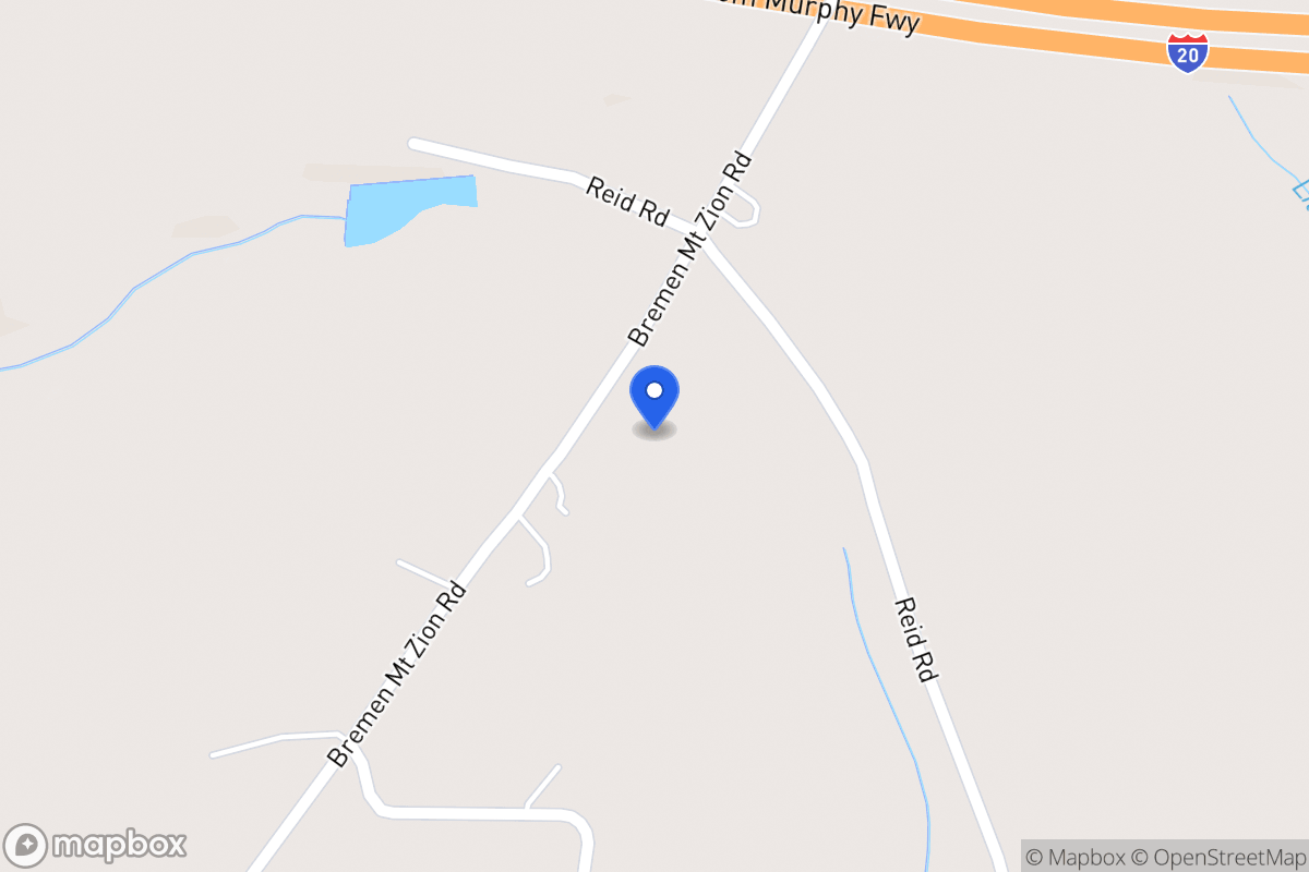 Map of 2187 Bremen Mt Zion Rd