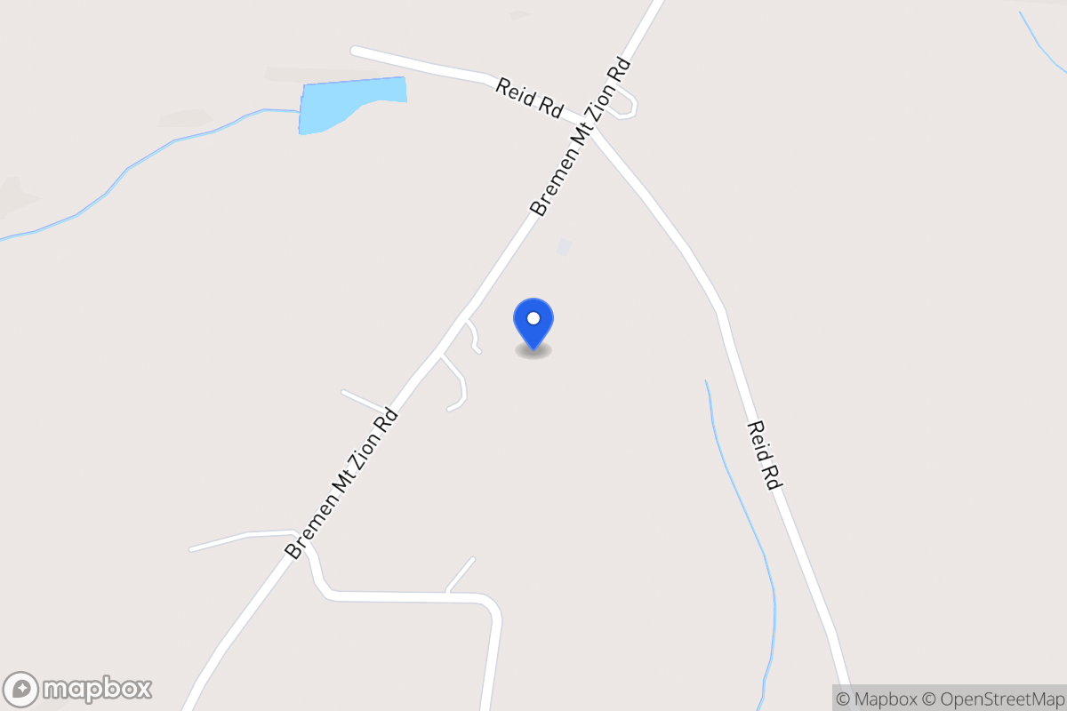 Map of 2175 Bremen Mt Zion Rd