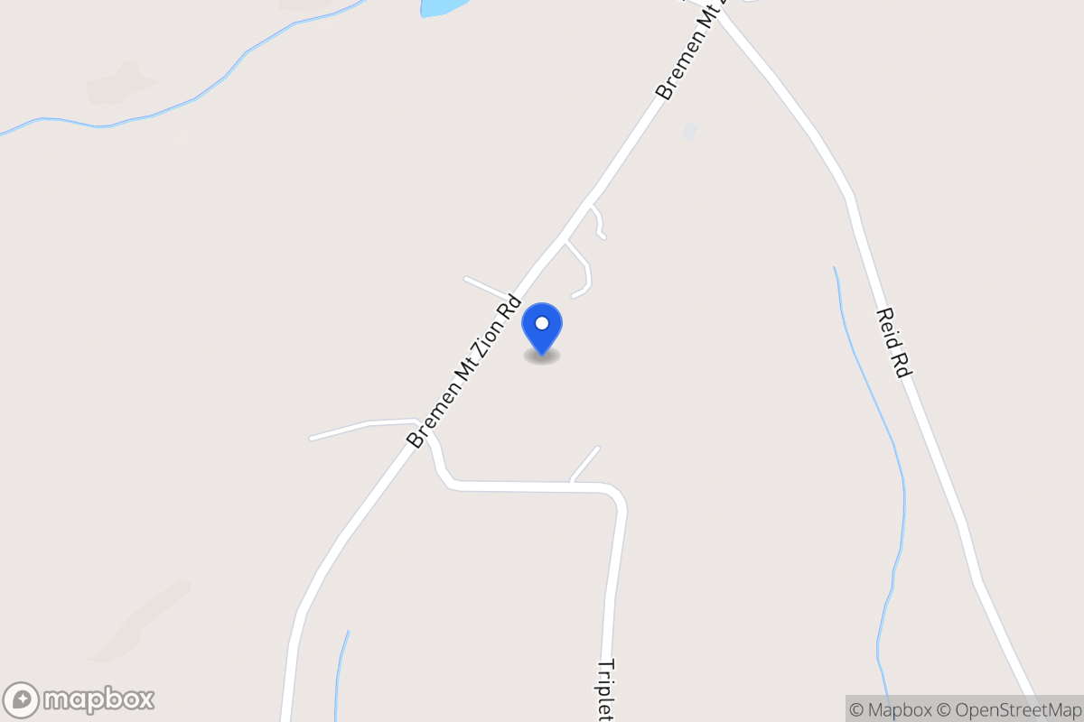 Map of 2129 Bremen Mt Zion Rd