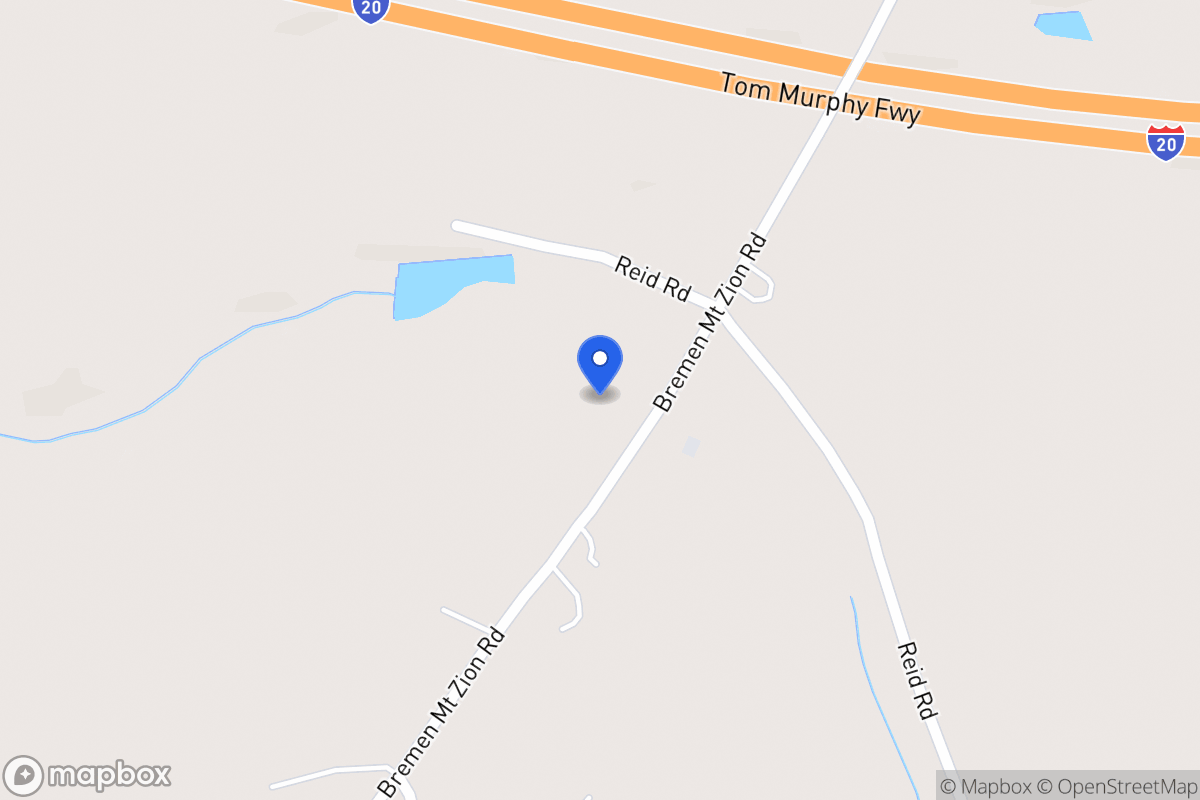 Map of 2184 Bremen Mt Zion Rd