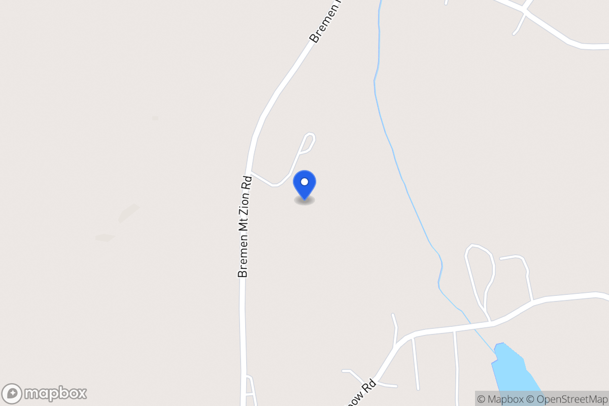 Map of 1679 Bremen Mt Zion Rd