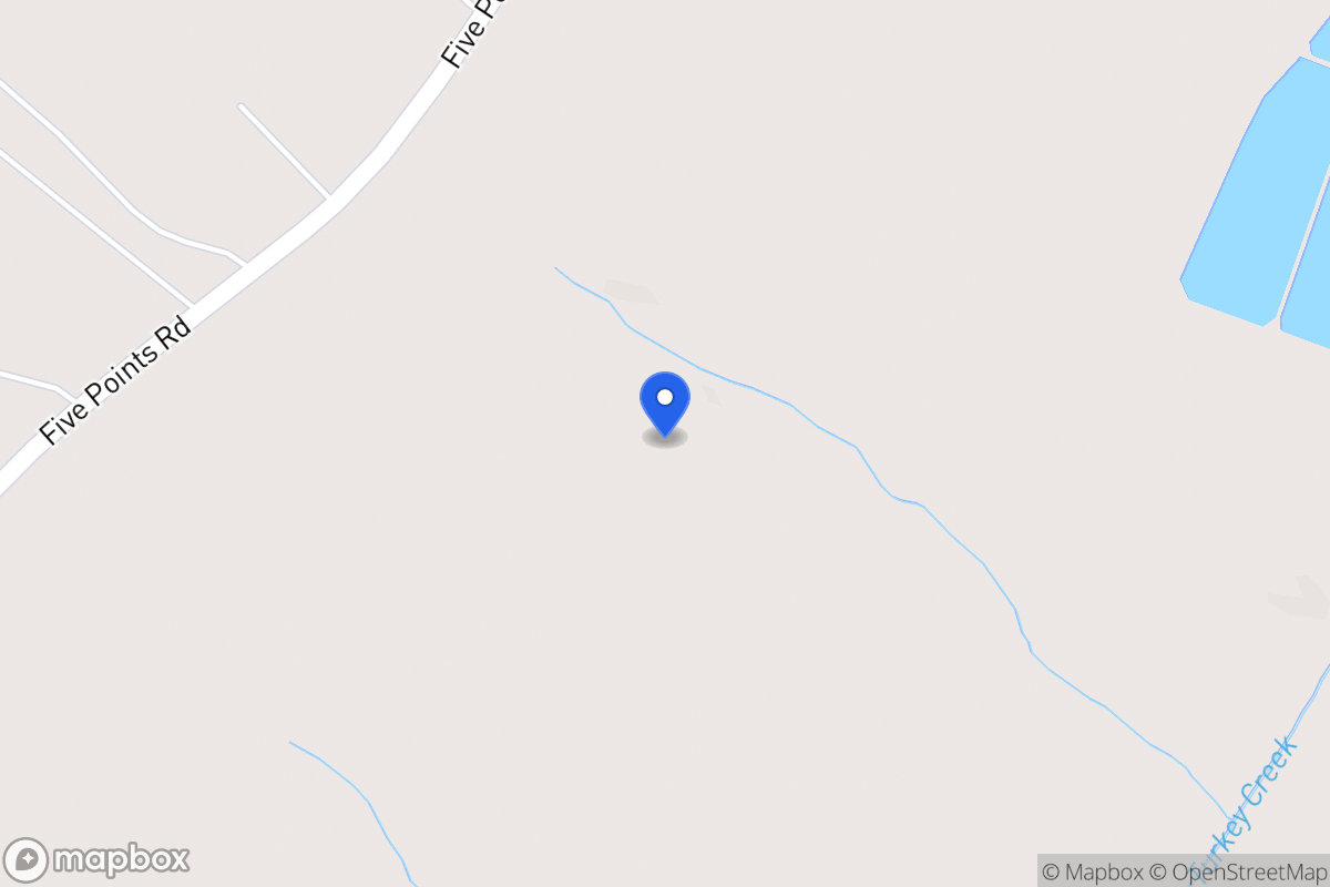 Map of 1190 Five Points Rd