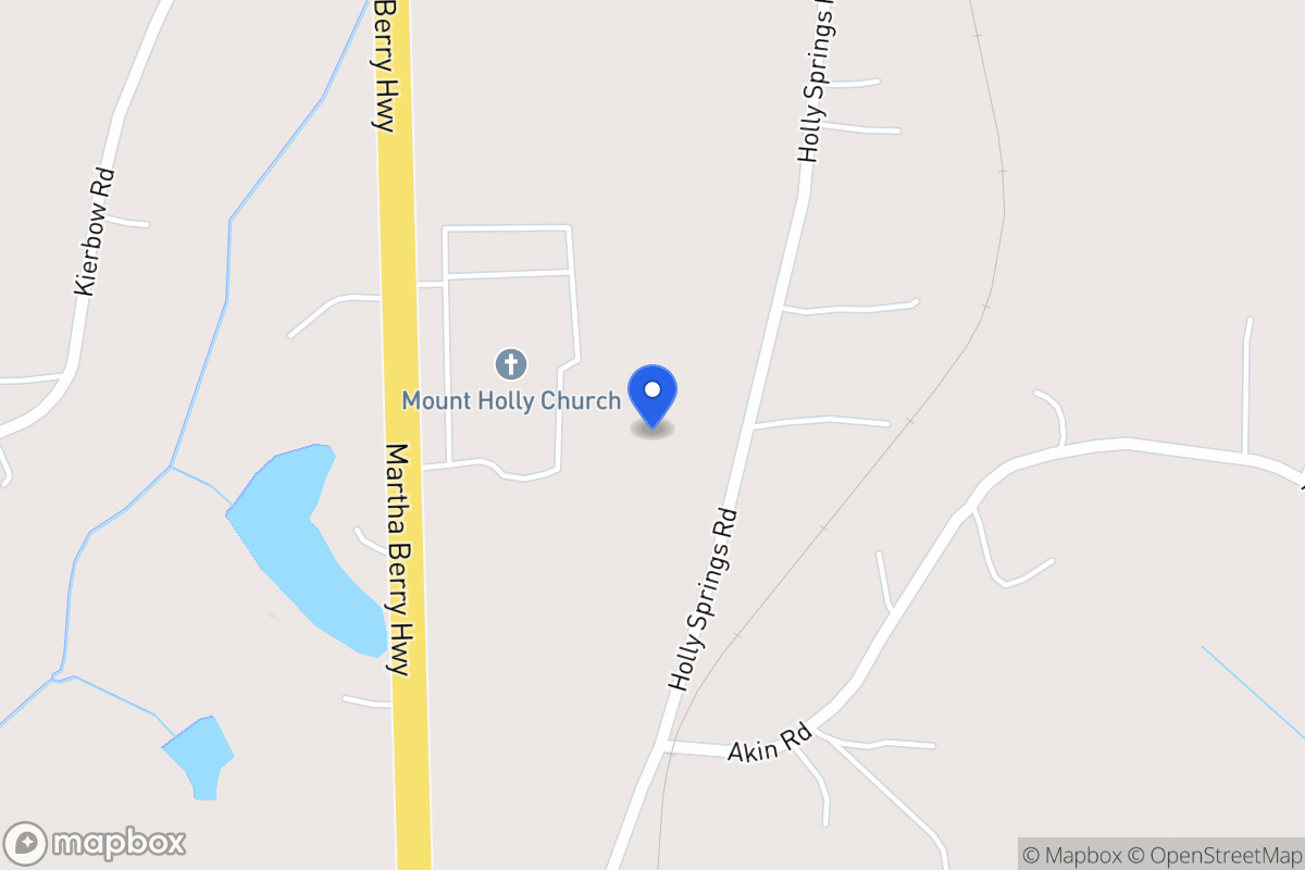 Map of Holly Springs Rd