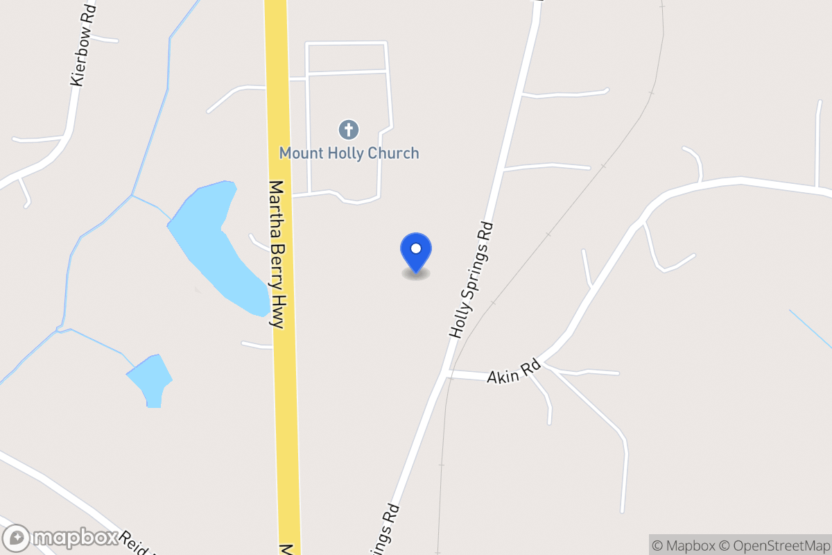 Map of 300 Holly Springs Rd