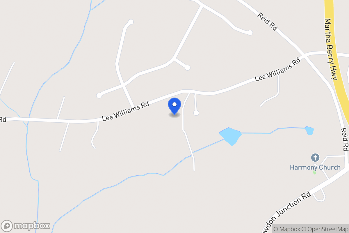 Map of 194 Lee Williams Rd