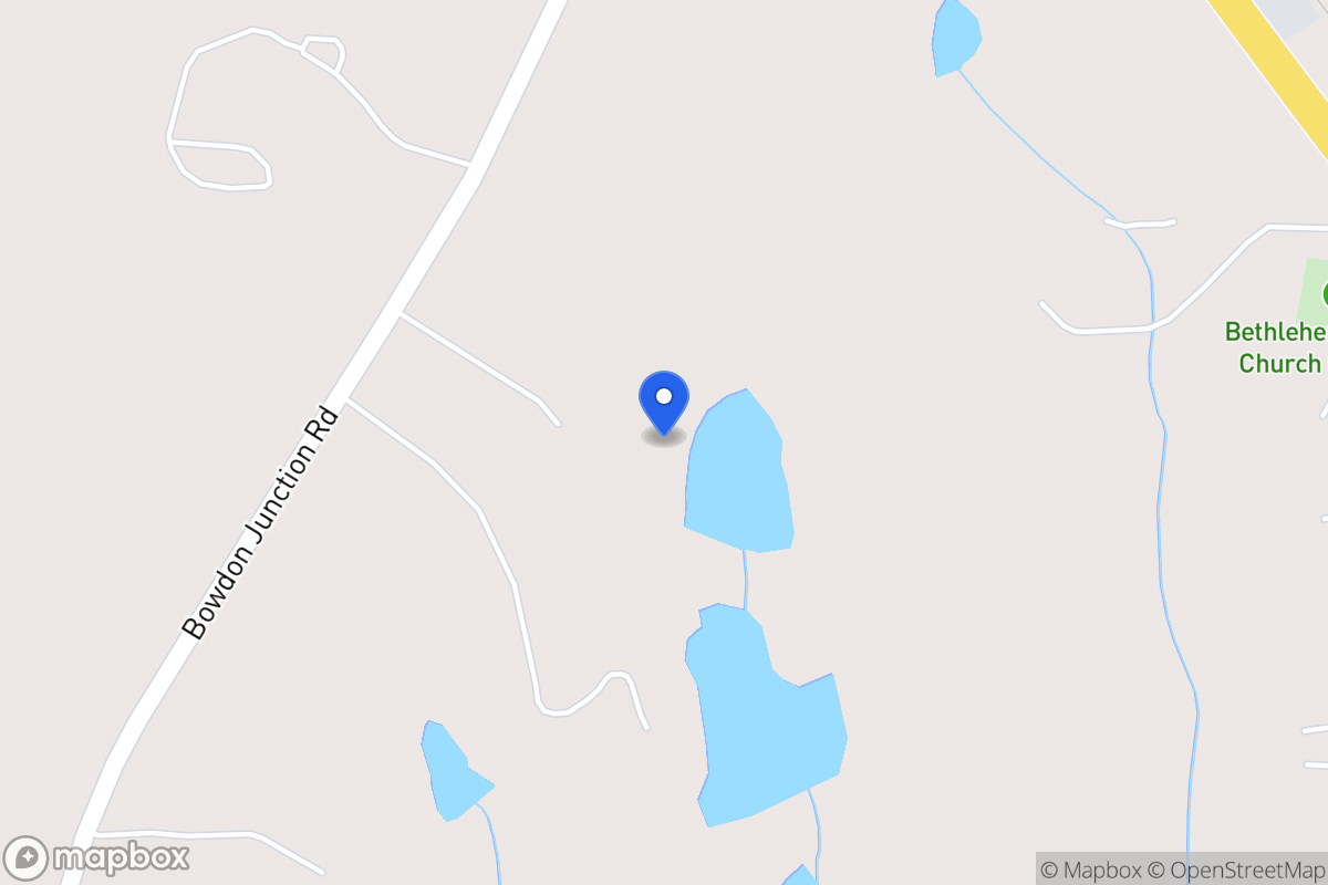 Map of 1377 Bowdon Junction Rd