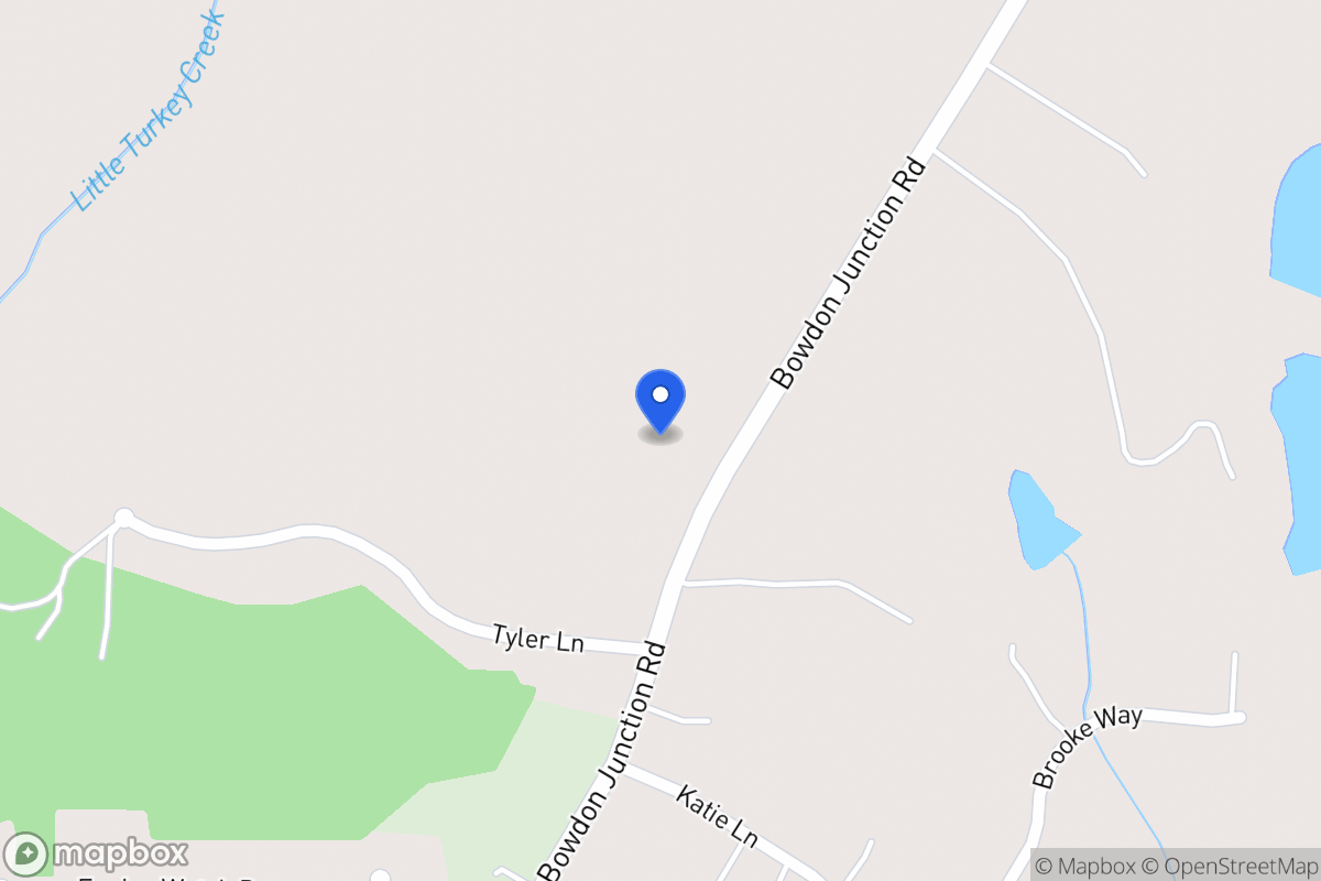 Map of 1225 Bowdon Junction Rd