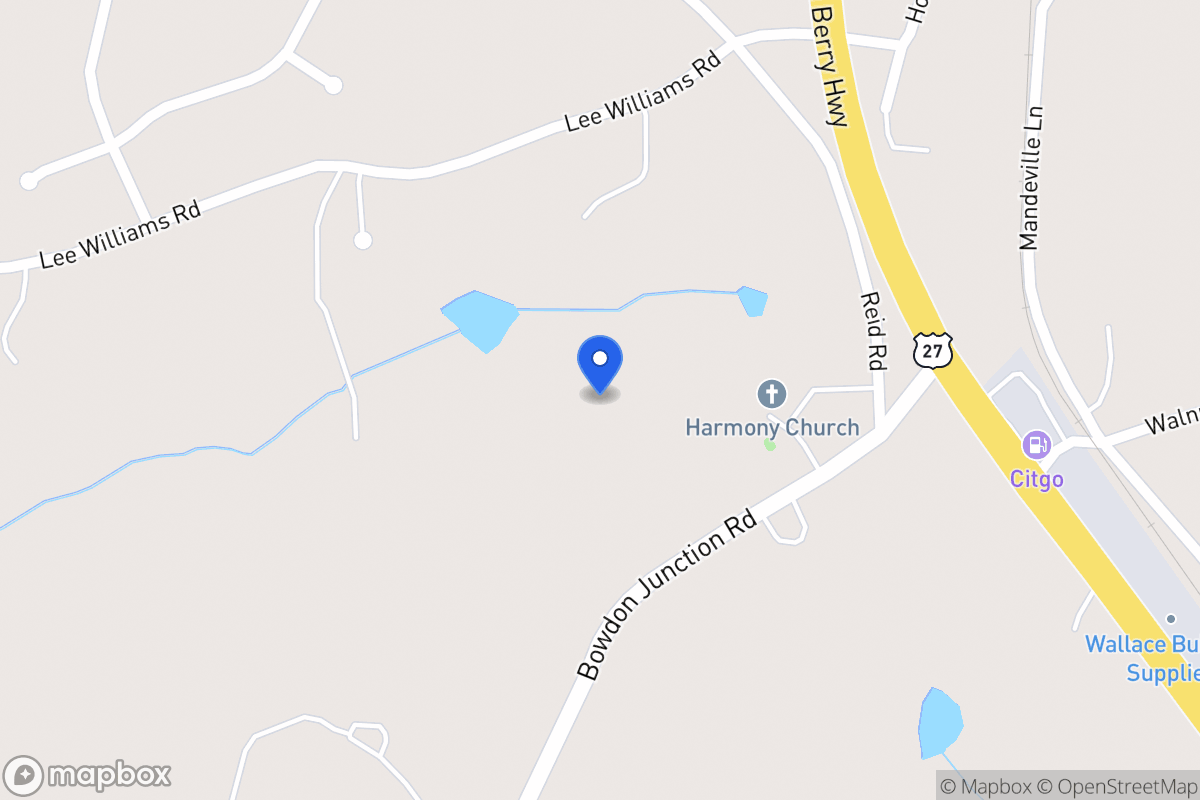 Map of 1594 Bowdon Junction Rd
