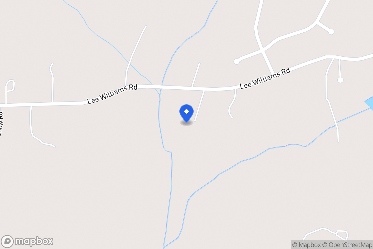 Map of Lee Williams Rd