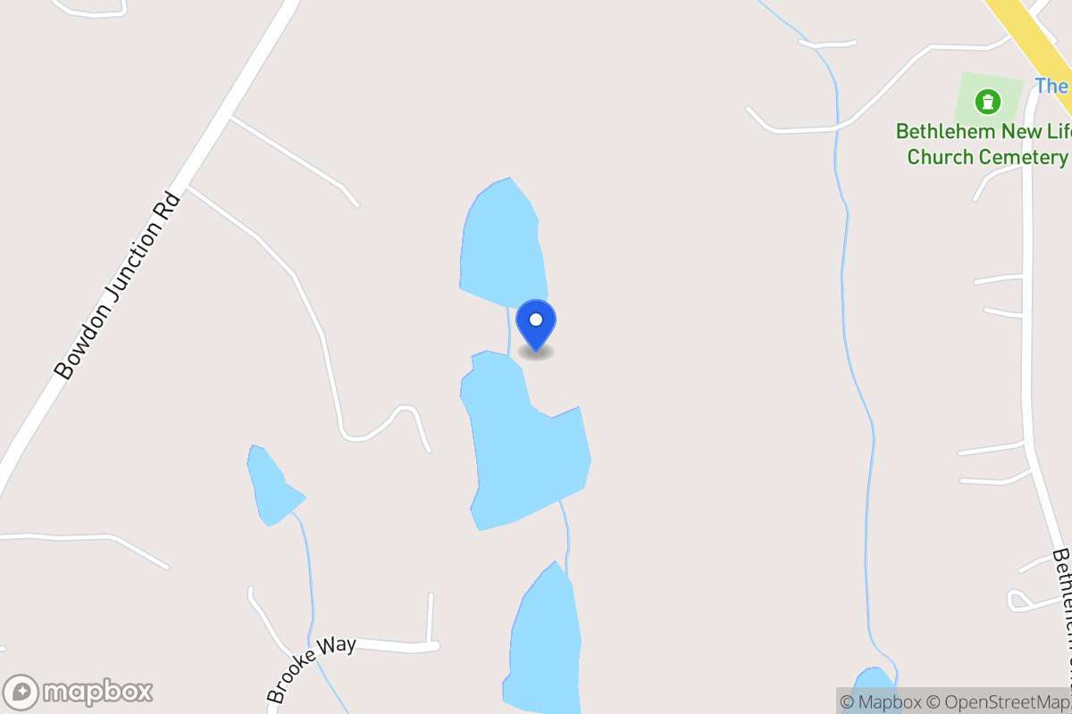 Map of 1347 Bowdon Junction Rd