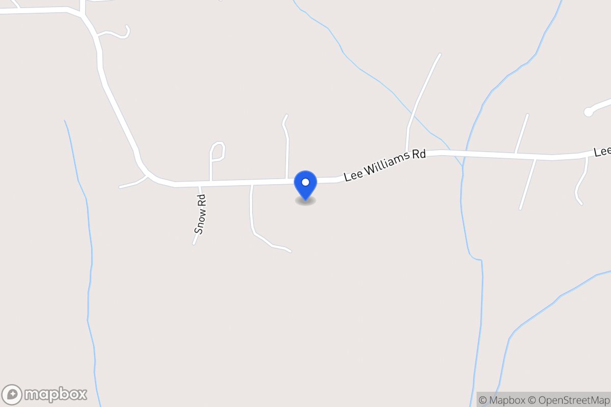Map of 458 Lee Williams Rd