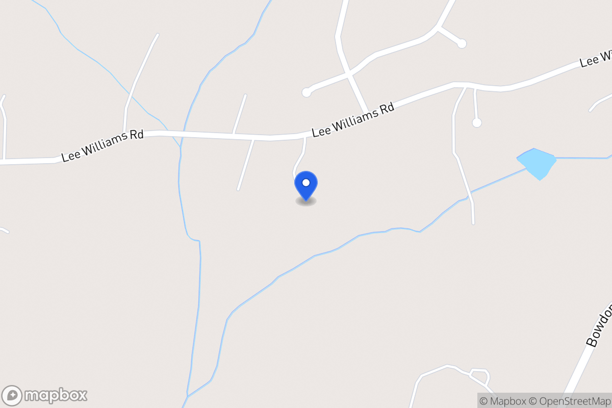 Map of 258 Lee Williams Rd