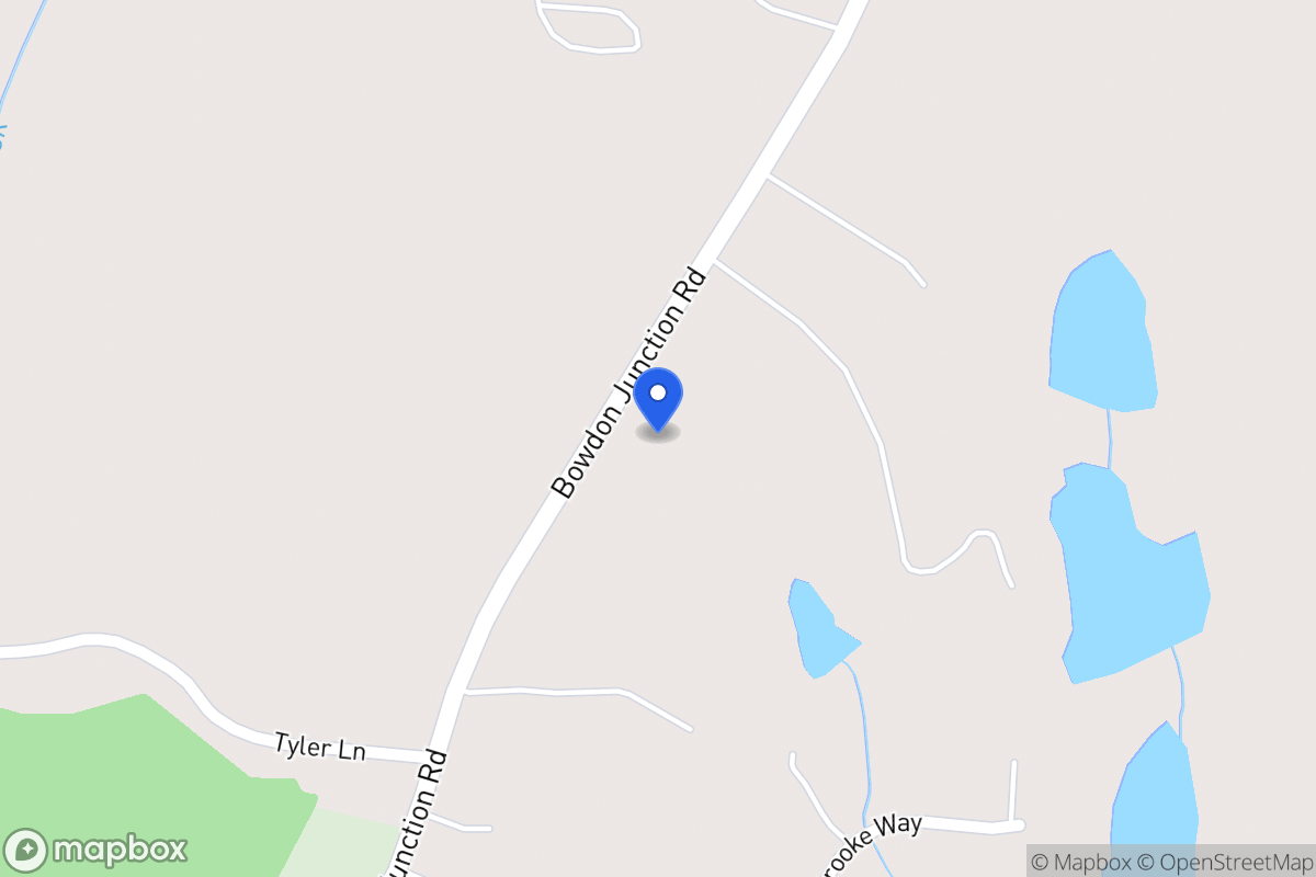 Map of 1293 Bowdon Junction Rd