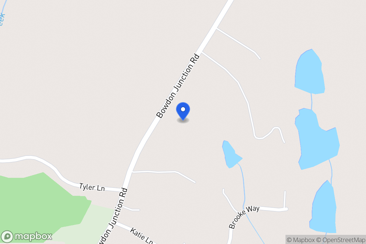 Map of 1281 Bowdon Junction Rd