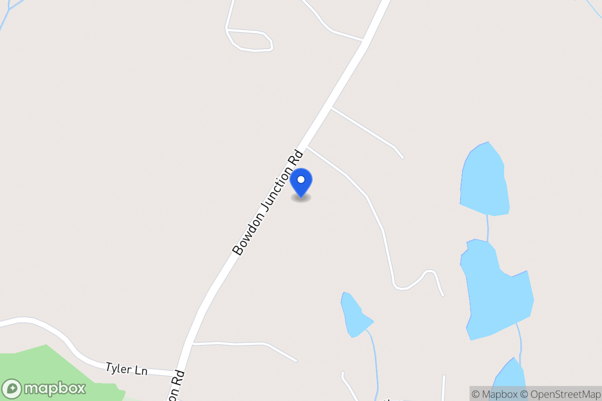 Map of 1299 Bowdon Junction Rd