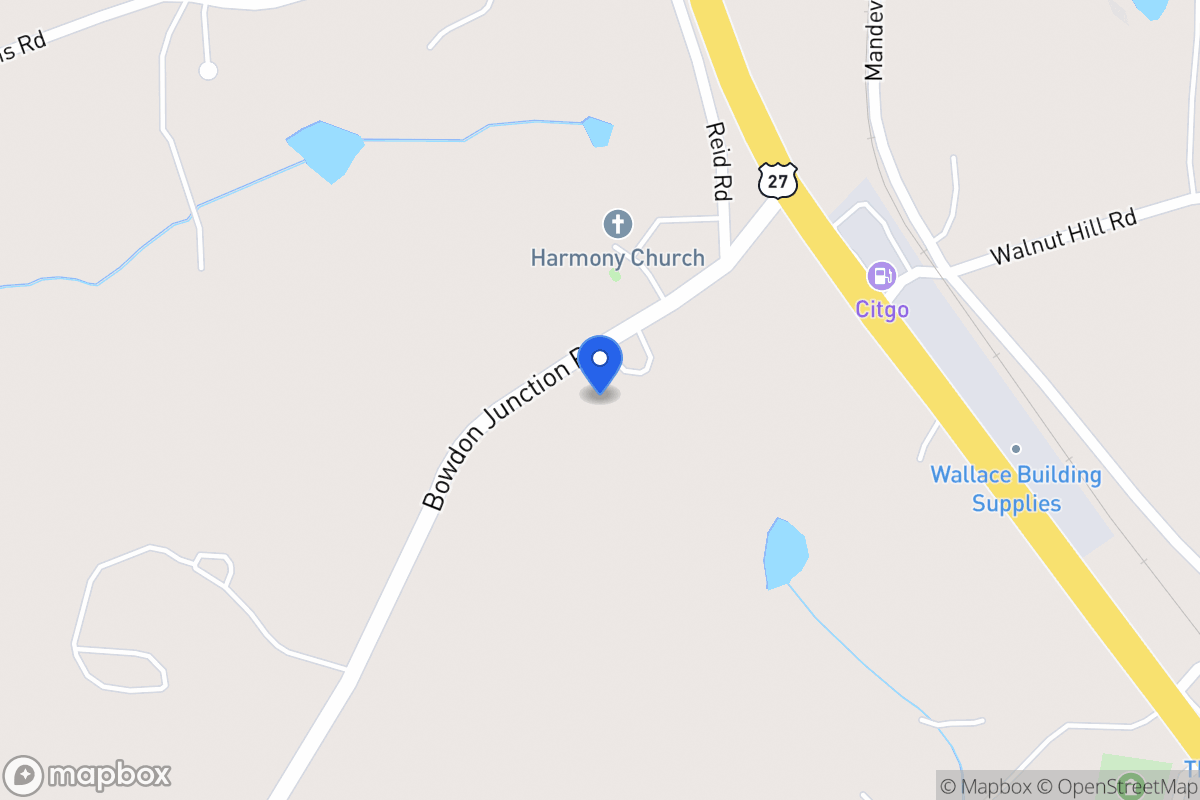Map of 1549 Bowdon Junction Rd