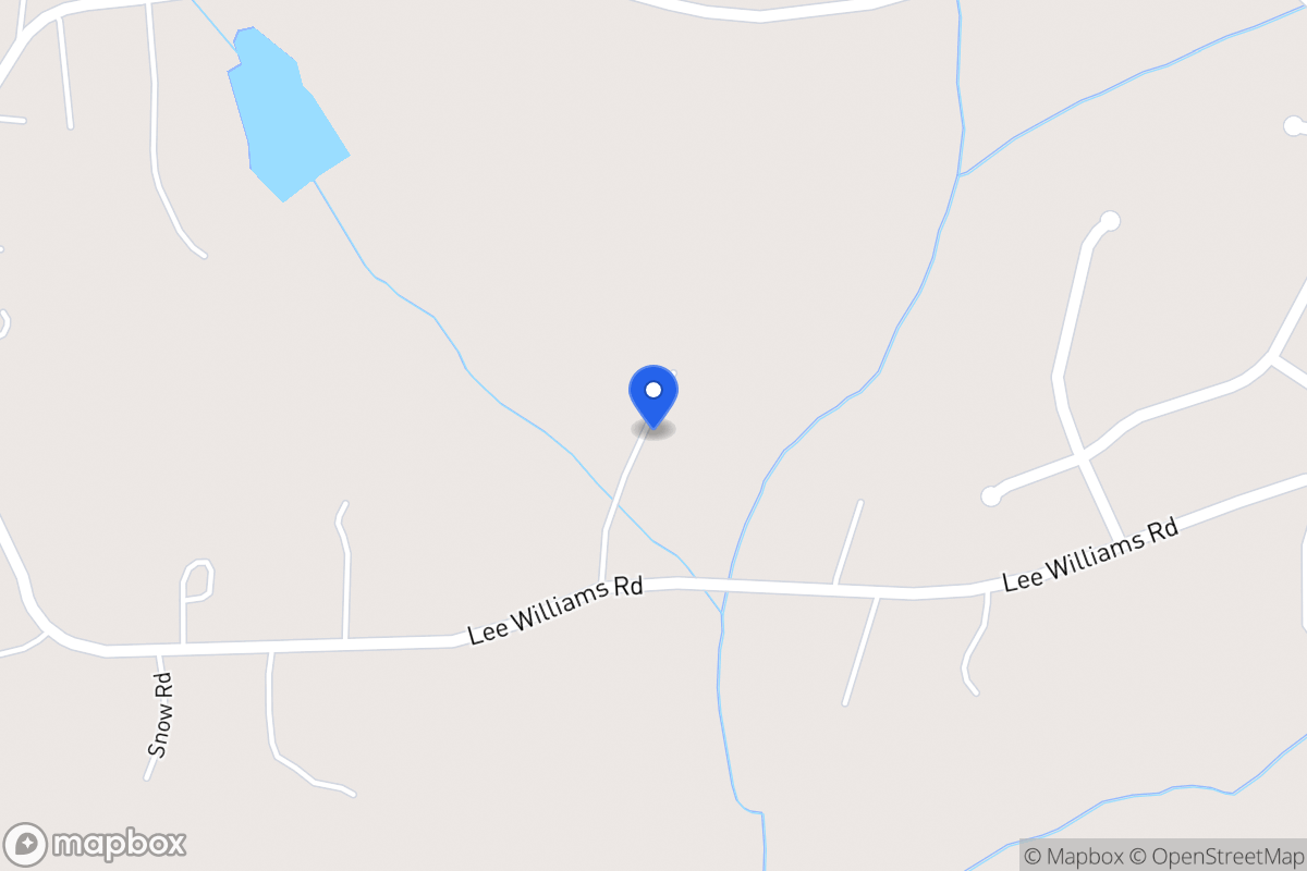 Map of 377 Lee Williams Rd