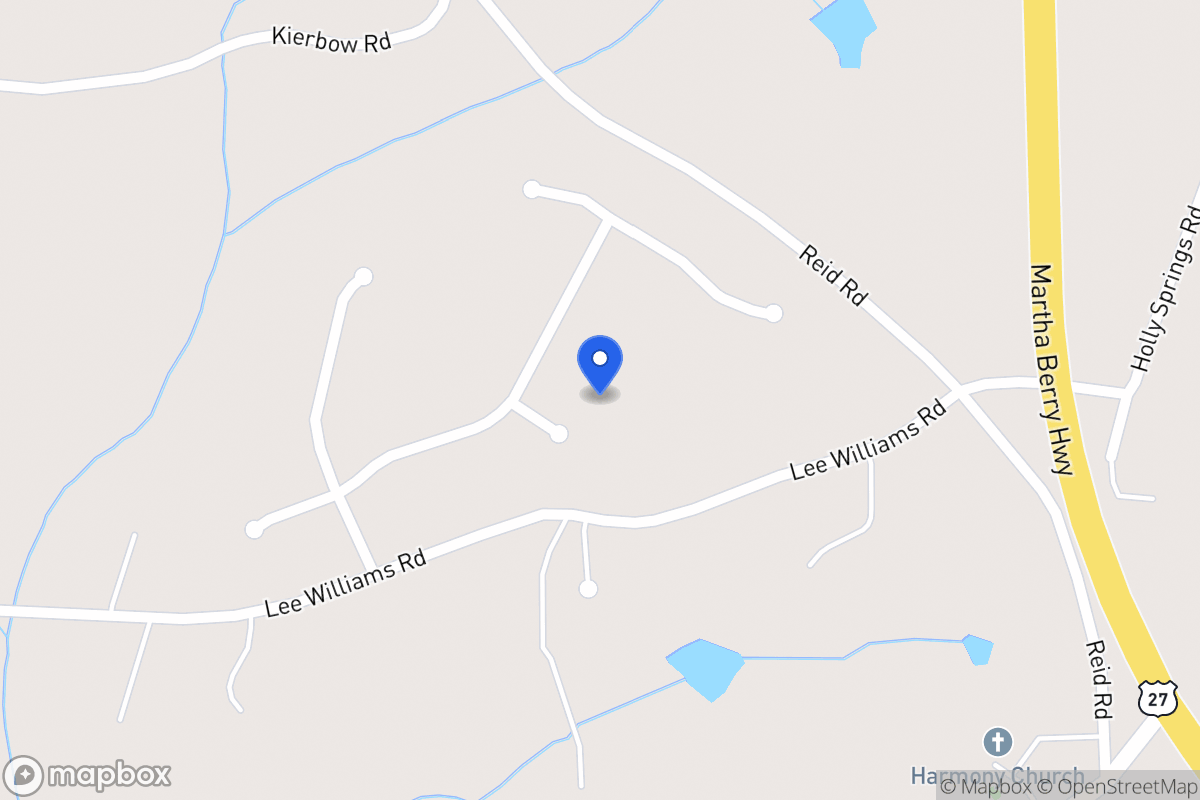 Map of 304 White Water Ct