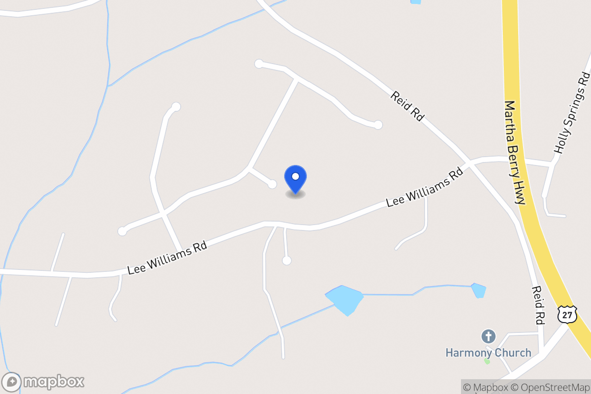 Map of 308 White Water Ct