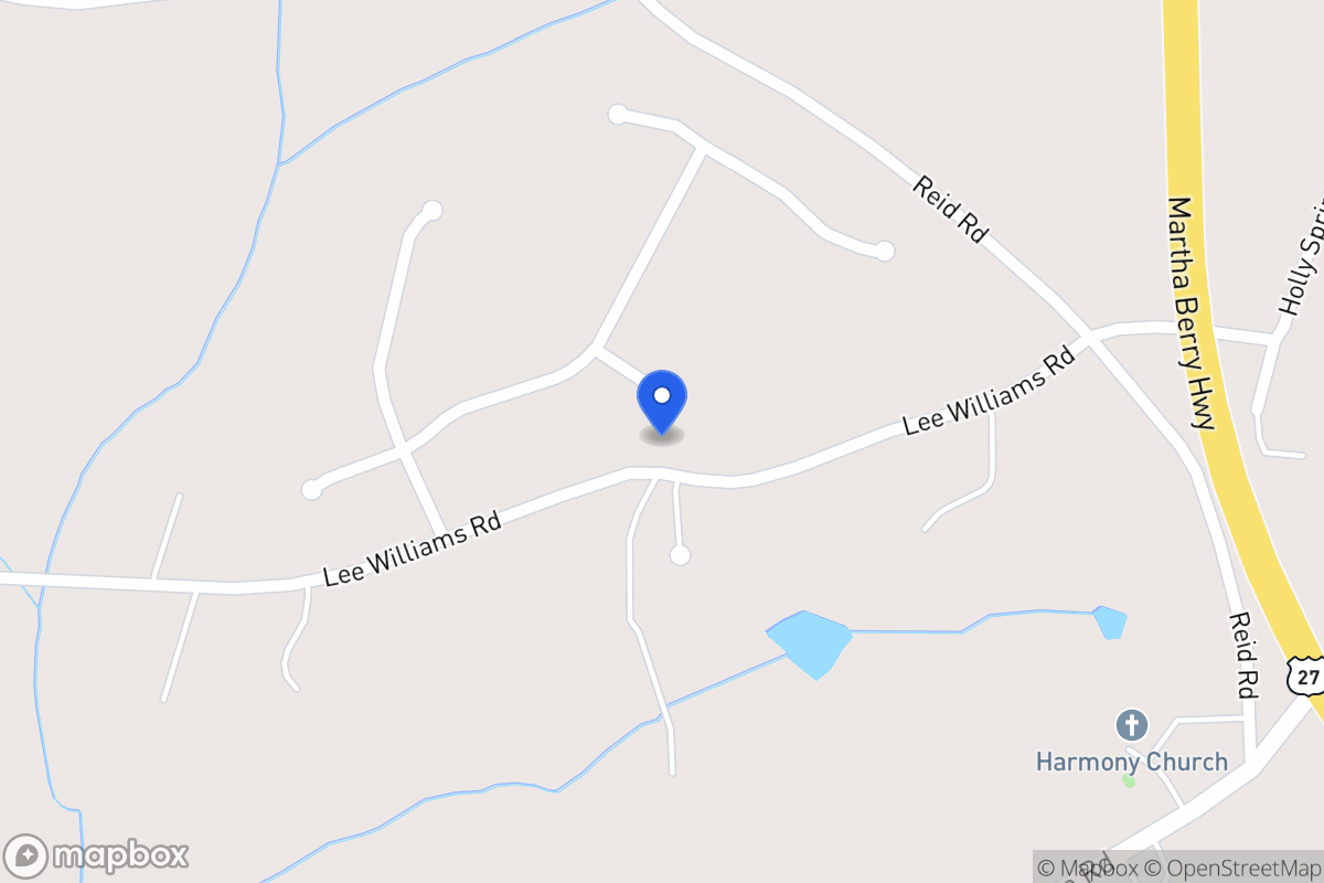 Map of 305 White Water Ct