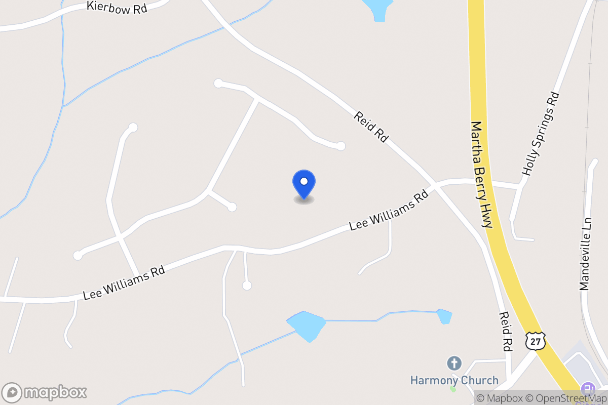 Map of 103 Lee Williams Rd `